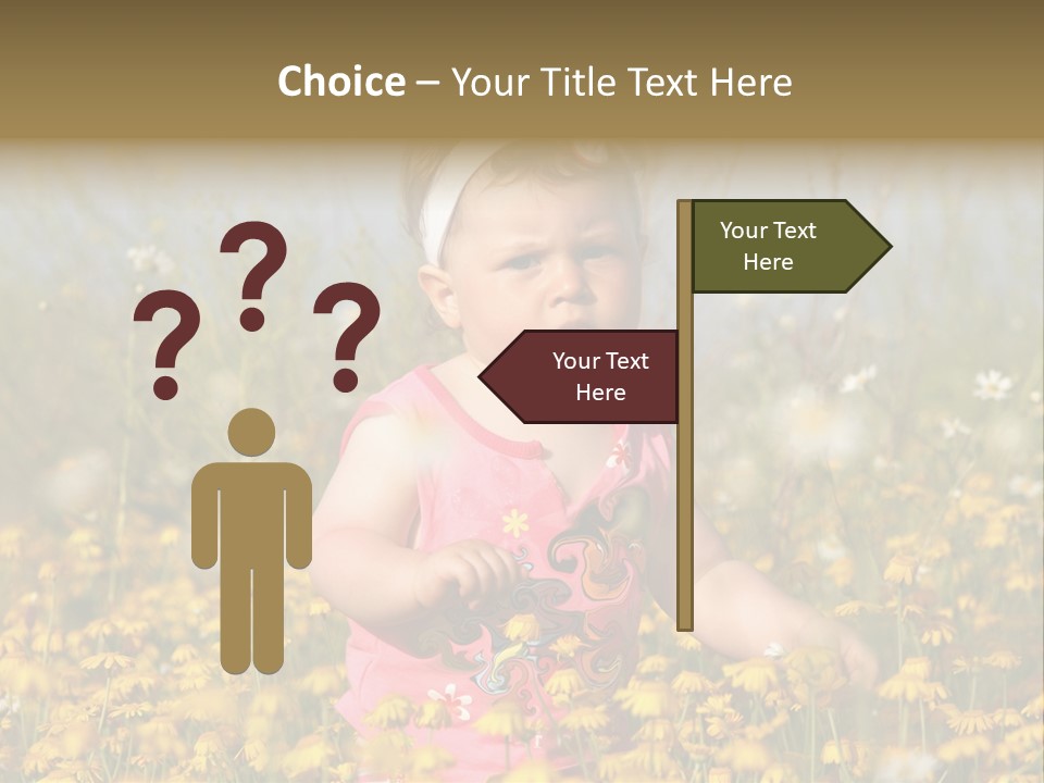 Childhood Rural Person PowerPoint Template