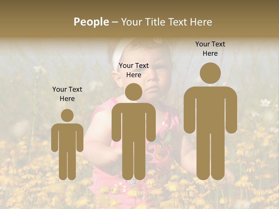 Childhood Rural Person PowerPoint Template