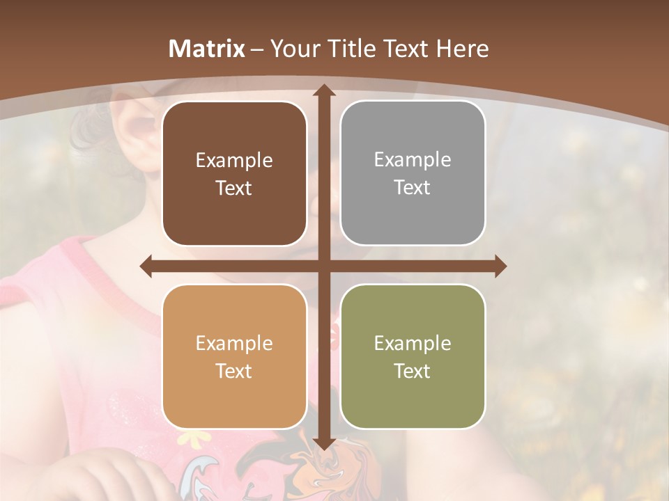 Cute Spring Toddler PowerPoint Template