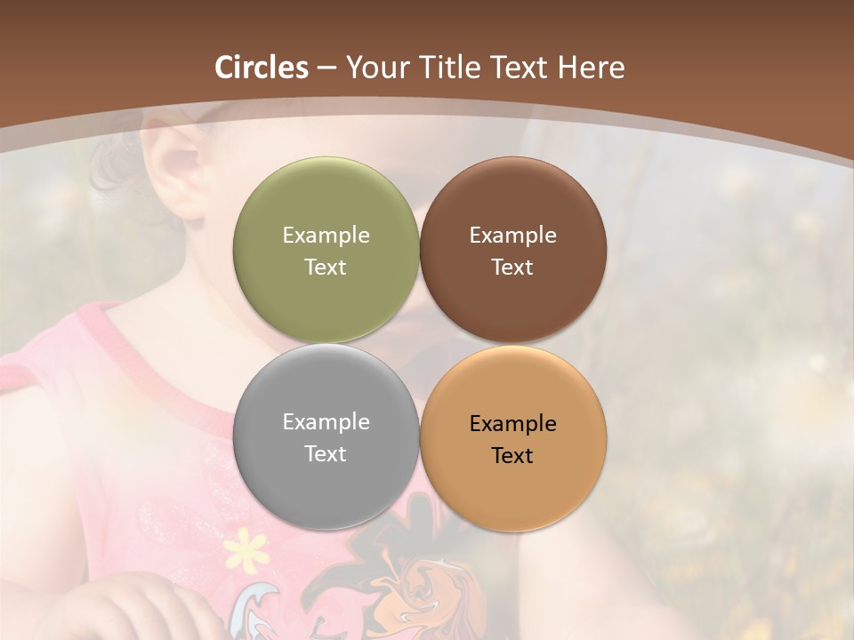 Cute Spring Toddler PowerPoint Template