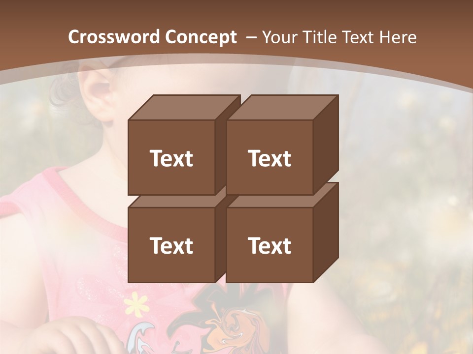 Cute Spring Toddler PowerPoint Template