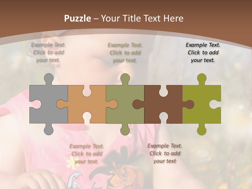 Cute Spring Toddler PowerPoint Template