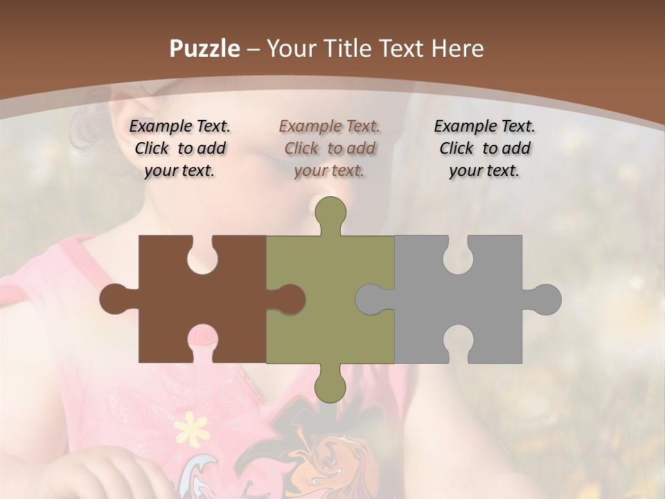 Cute Spring Toddler PowerPoint Template