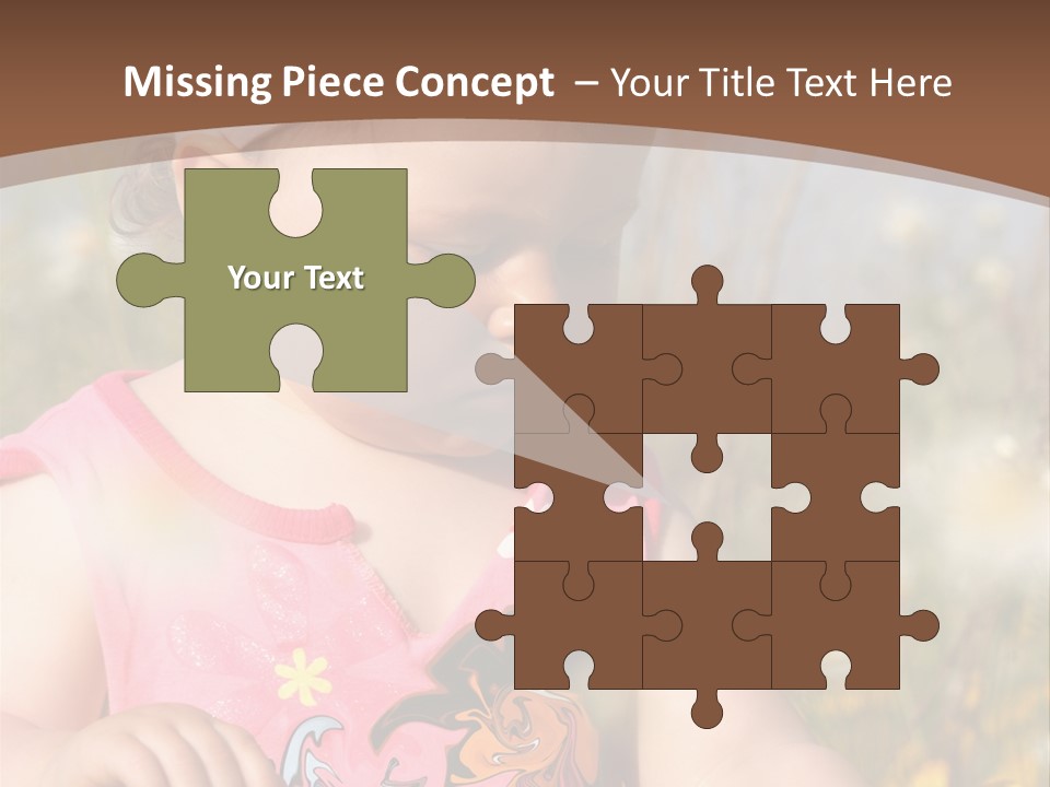 Cute Spring Toddler PowerPoint Template