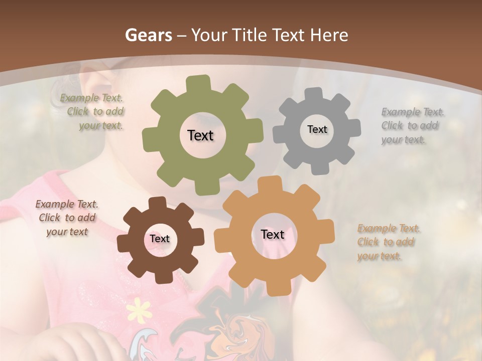 Cute Spring Toddler PowerPoint Template