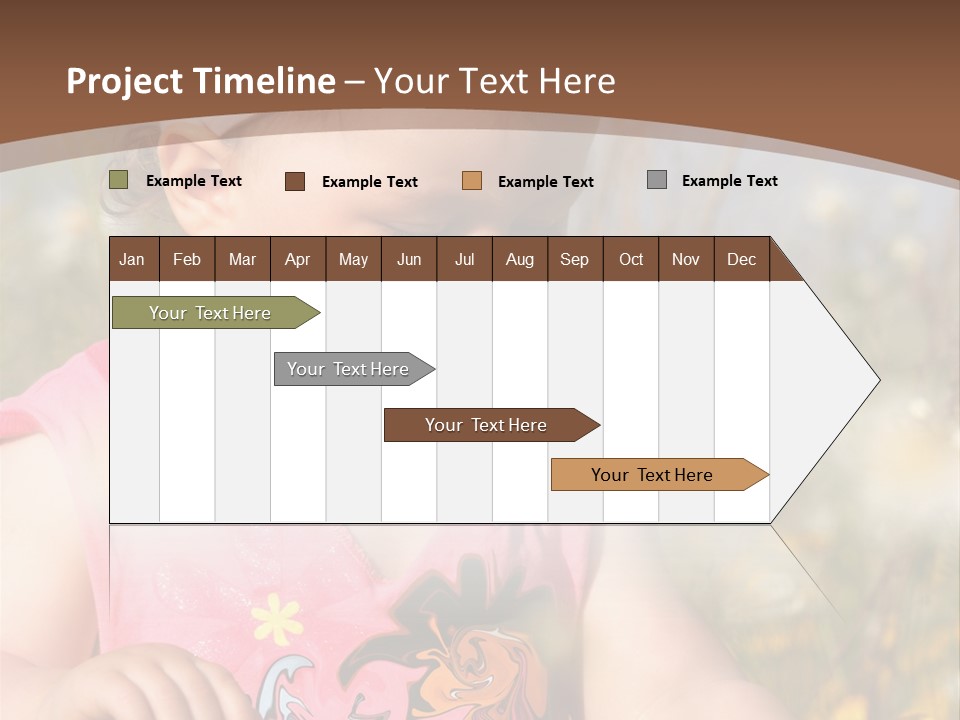 Cute Spring Toddler PowerPoint Template
