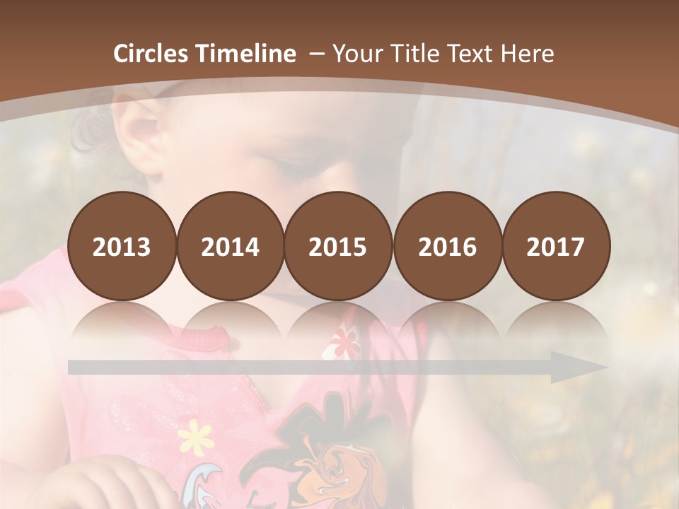 Cute Spring Toddler PowerPoint Template