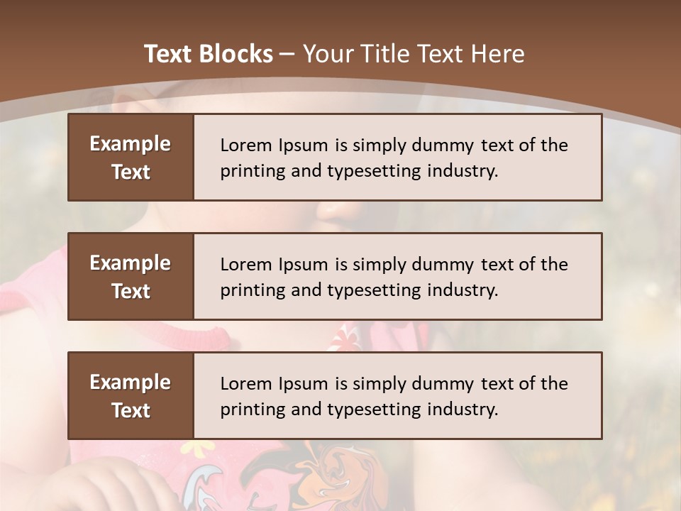 Cute Spring Toddler PowerPoint Template