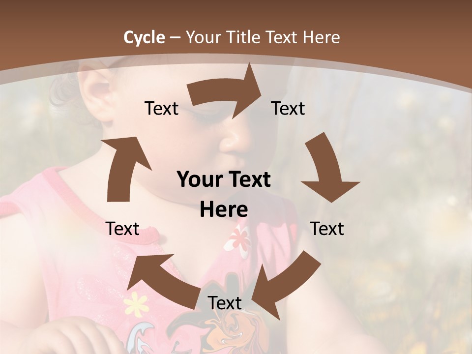 Cute Spring Toddler PowerPoint Template