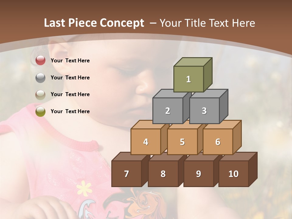 Cute Spring Toddler PowerPoint Template