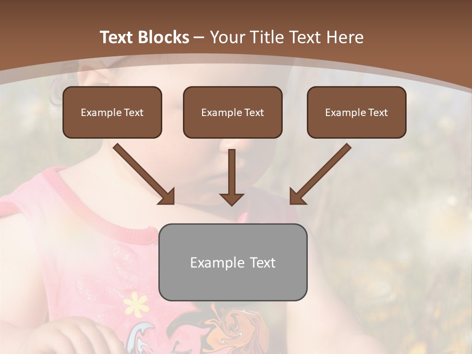 Cute Spring Toddler PowerPoint Template