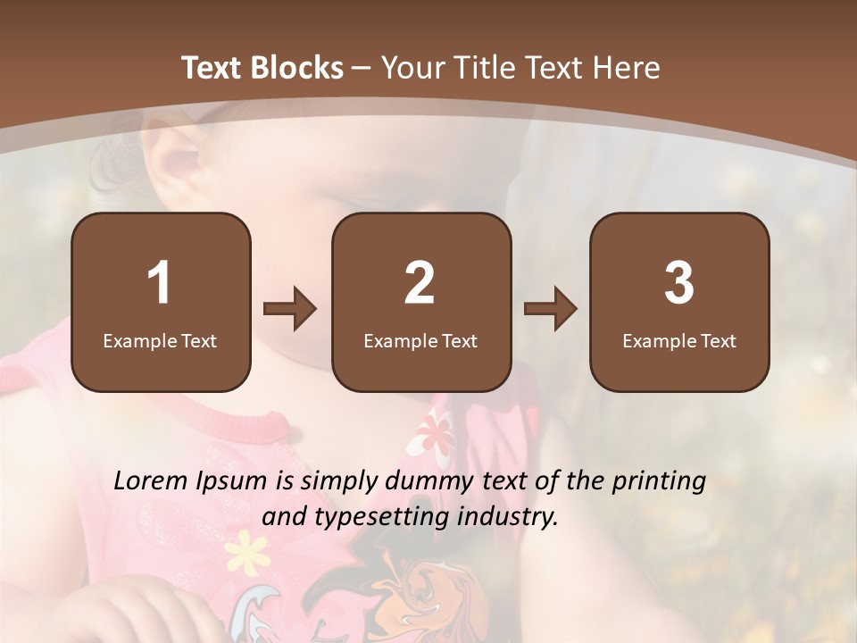 Cute Spring Toddler PowerPoint Template