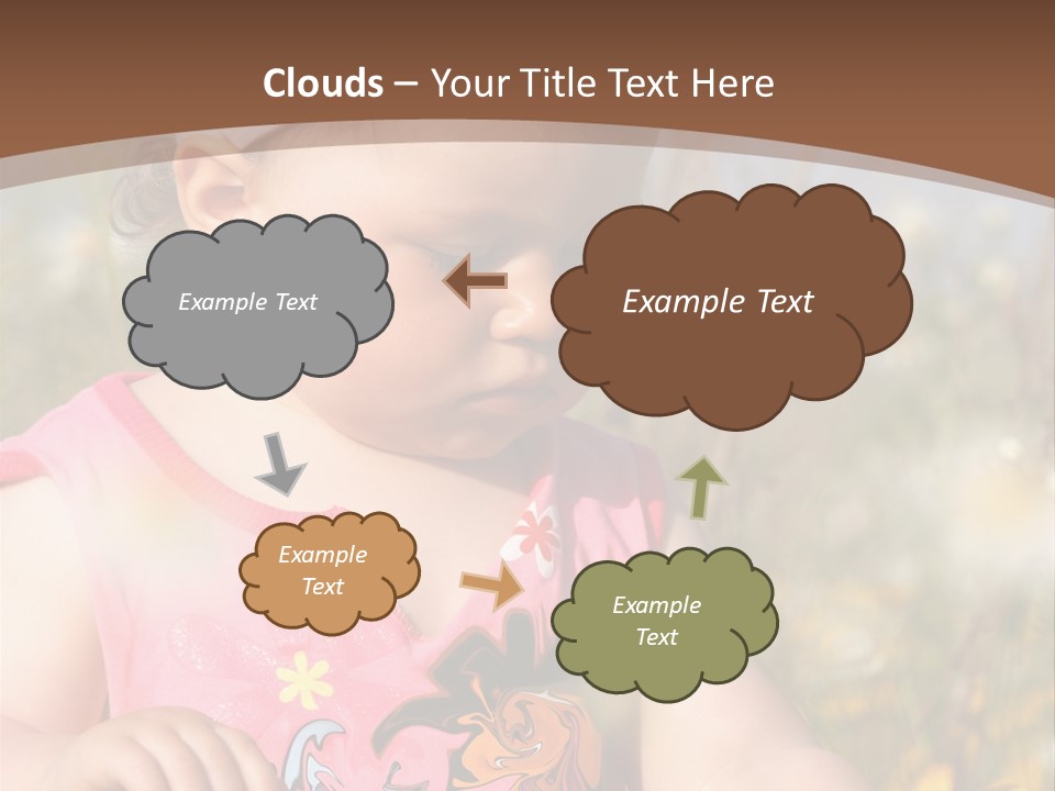 Cute Spring Toddler PowerPoint Template