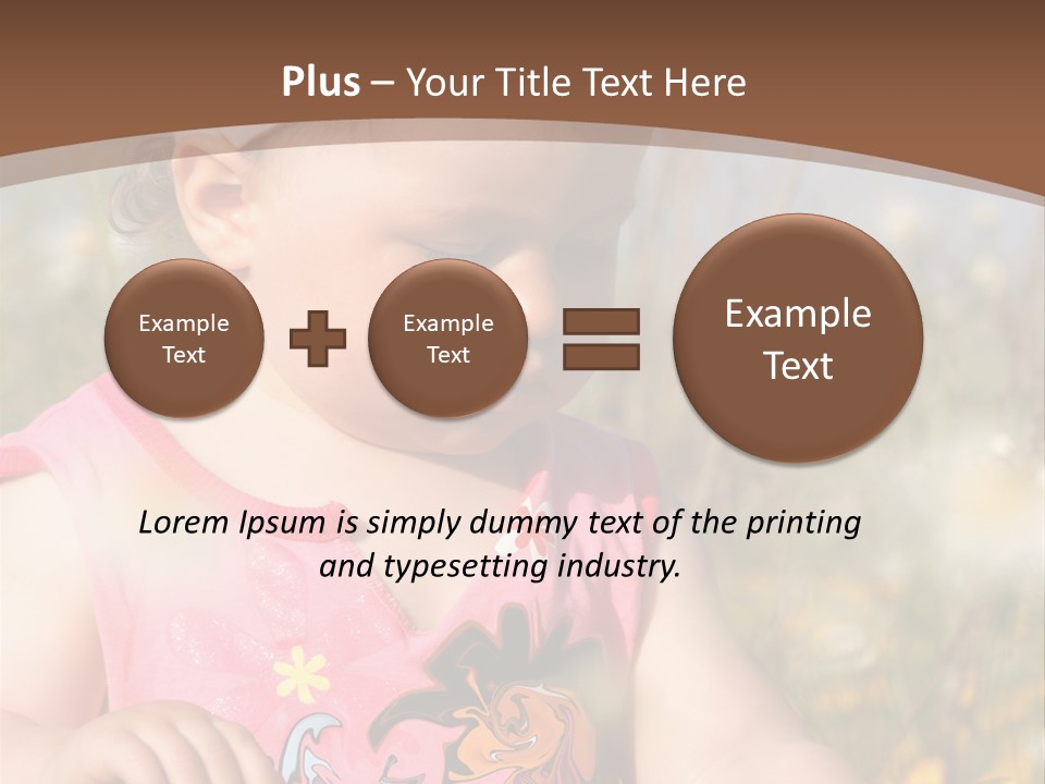 Cute Spring Toddler PowerPoint Template