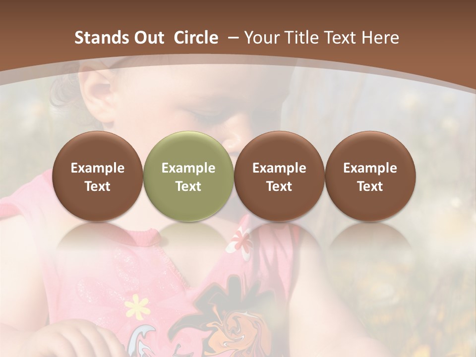Cute Spring Toddler PowerPoint Template