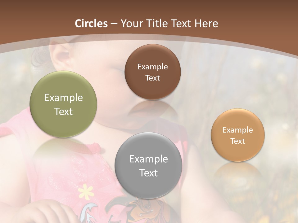 Cute Spring Toddler PowerPoint Template