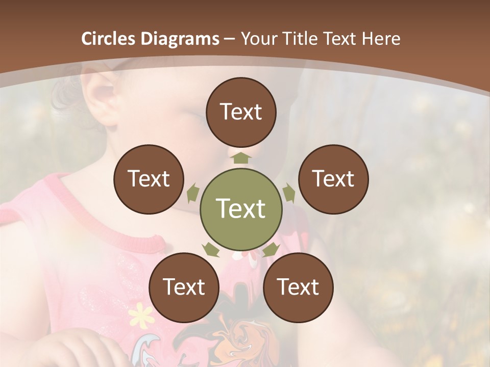 Cute Spring Toddler PowerPoint Template