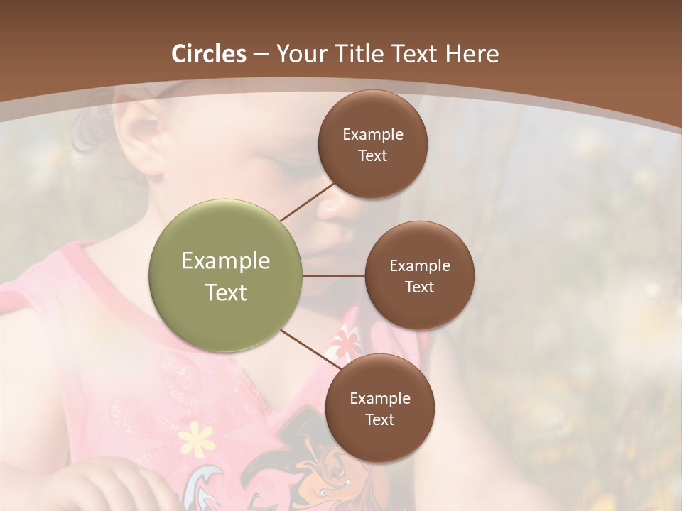 Cute Spring Toddler PowerPoint Template