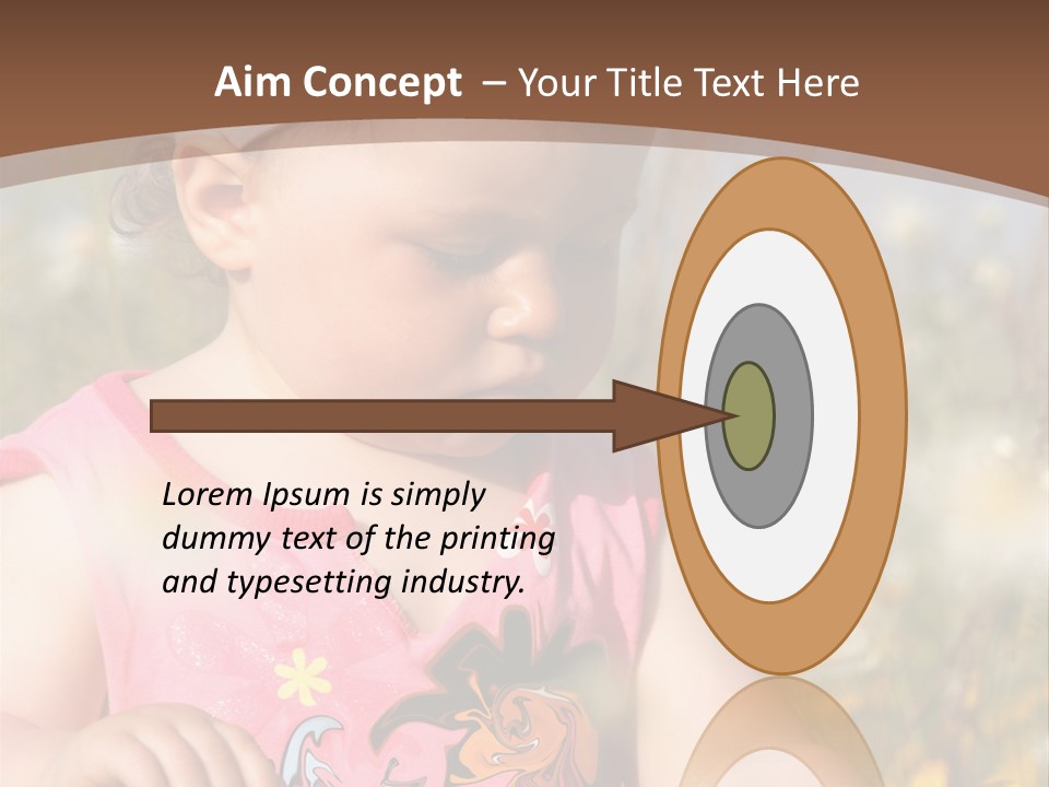 Cute Spring Toddler PowerPoint Template