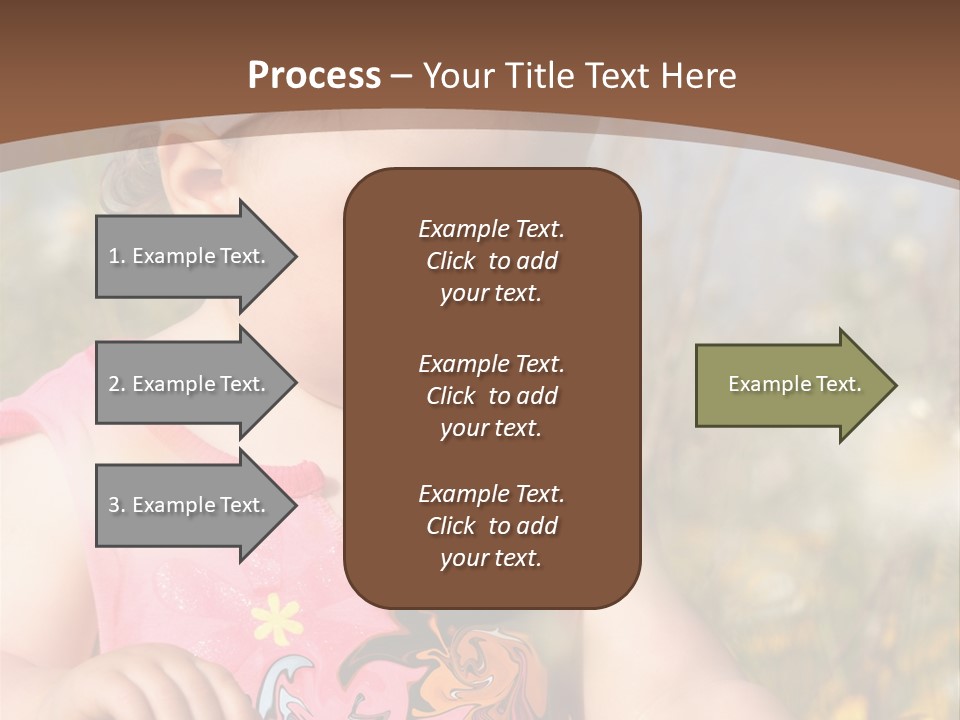 Cute Spring Toddler PowerPoint Template
