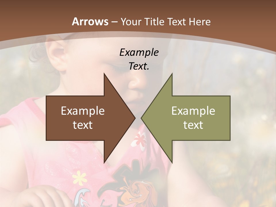 Cute Spring Toddler PowerPoint Template