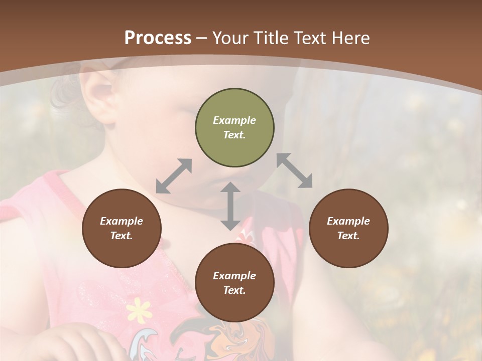 Cute Spring Toddler PowerPoint Template