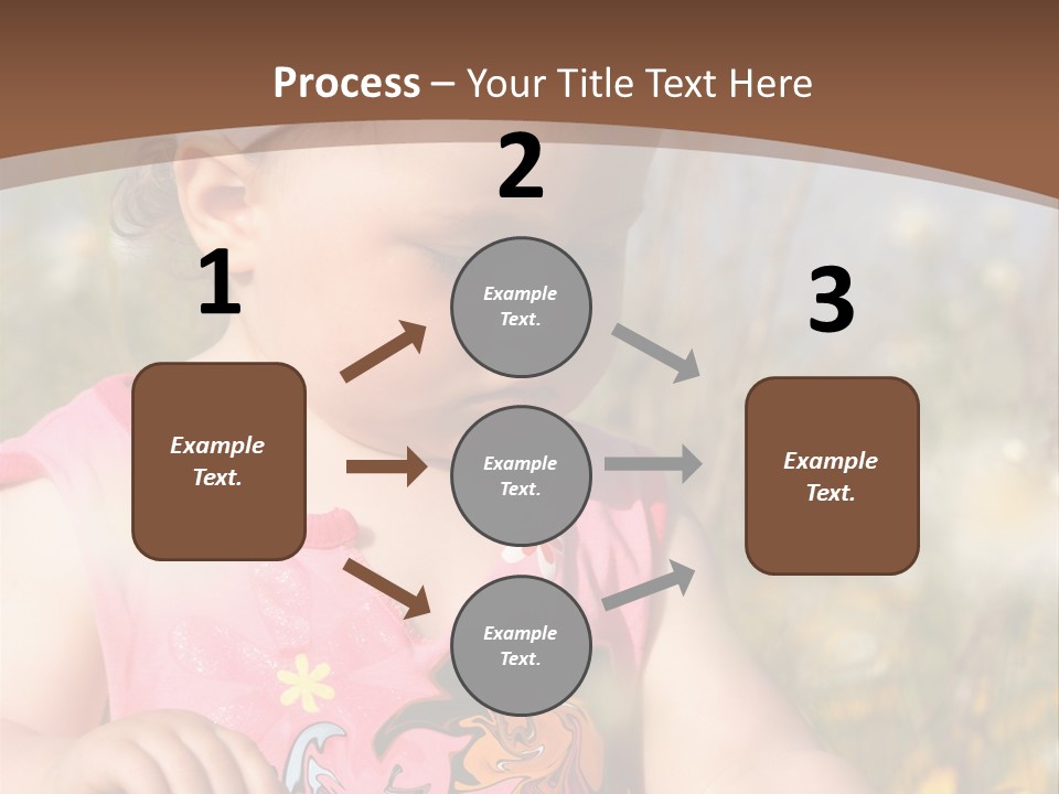 Cute Spring Toddler PowerPoint Template