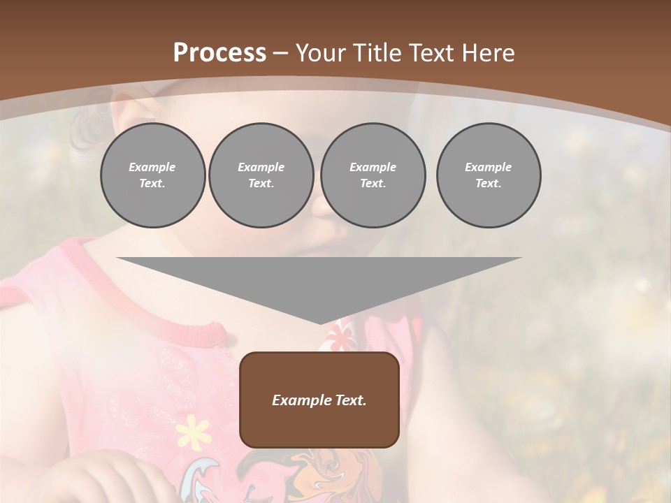 Cute Spring Toddler PowerPoint Template