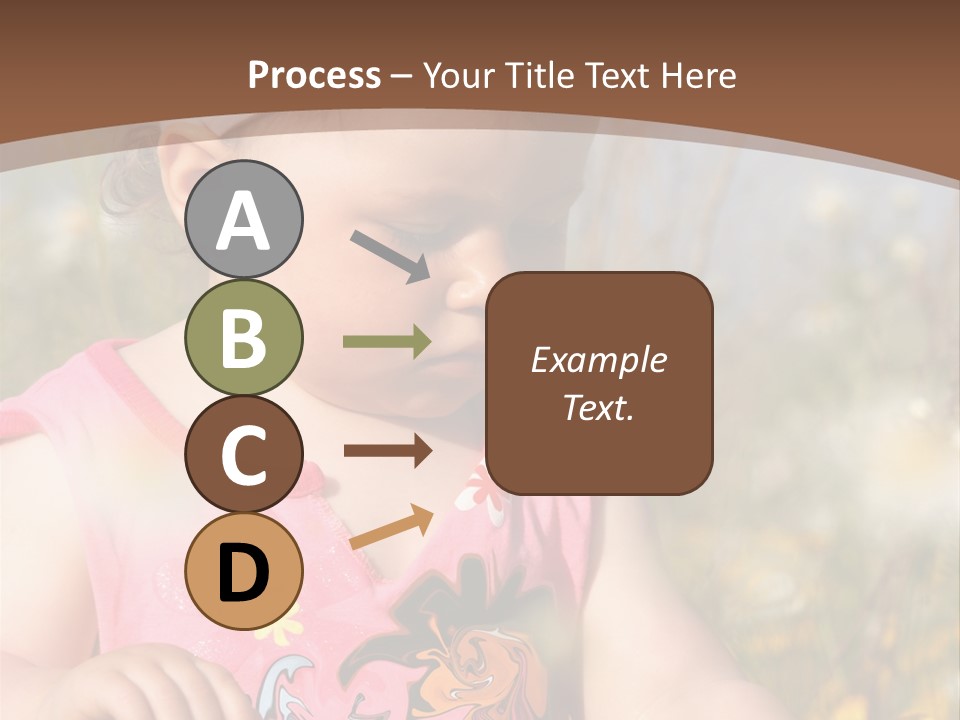 Cute Spring Toddler PowerPoint Template