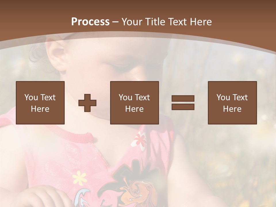 Cute Spring Toddler PowerPoint Template