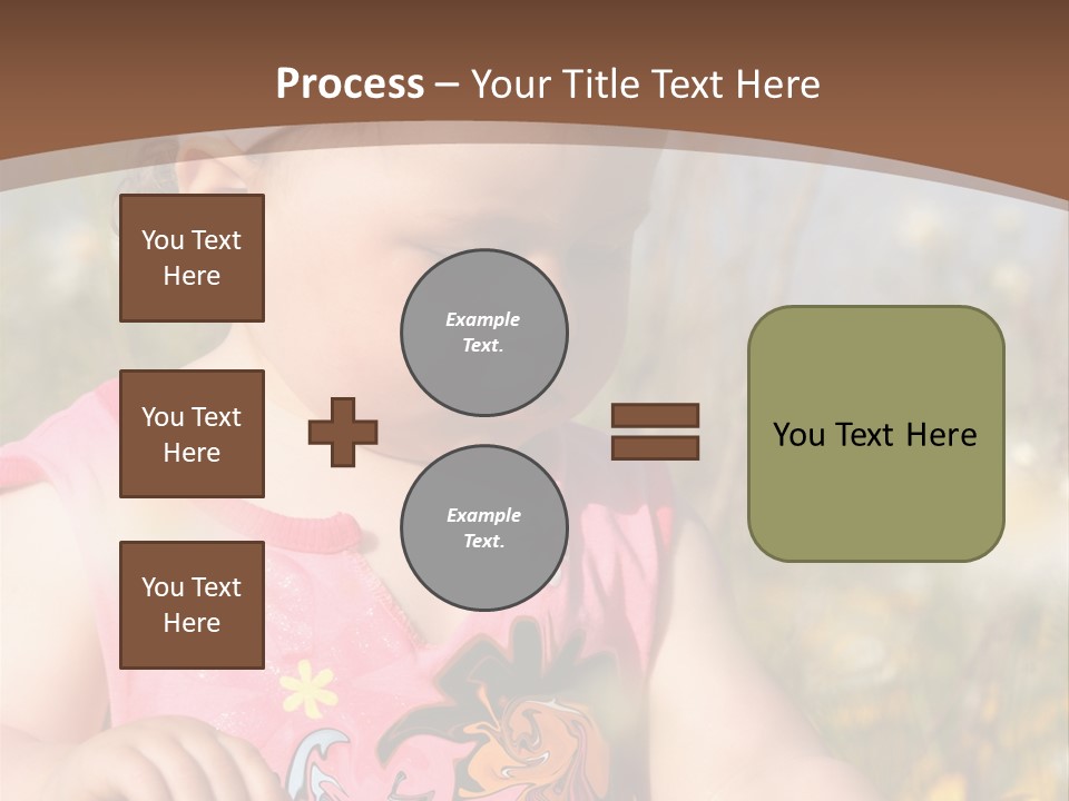 Cute Spring Toddler PowerPoint Template