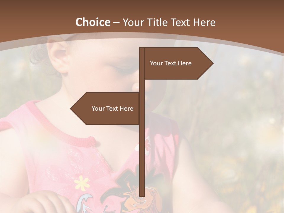 Cute Spring Toddler PowerPoint Template