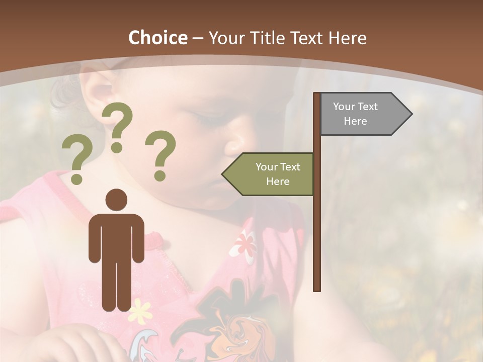 Cute Spring Toddler PowerPoint Template