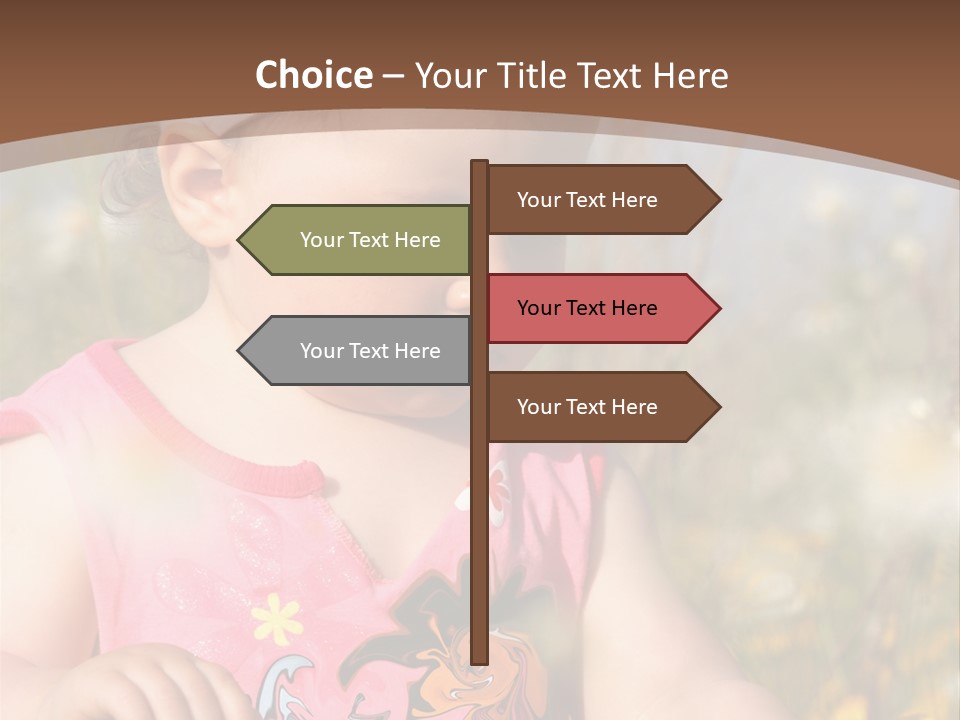 Cute Spring Toddler PowerPoint Template