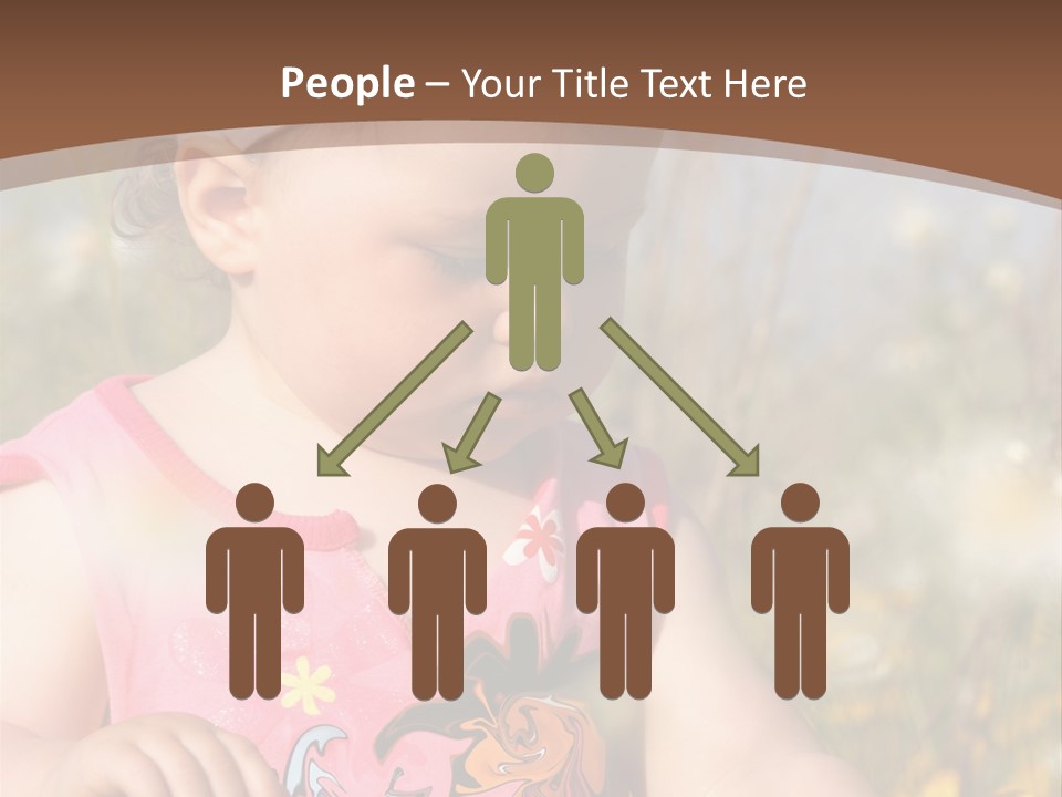 Cute Spring Toddler PowerPoint Template