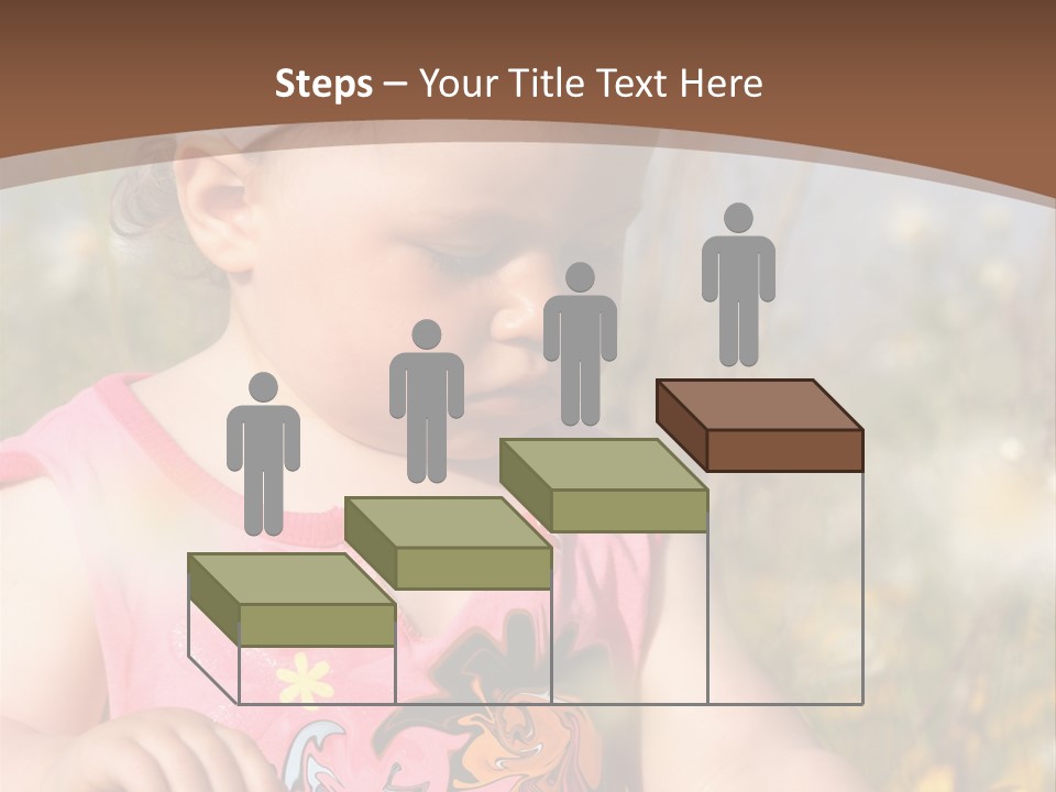 Cute Spring Toddler PowerPoint Template