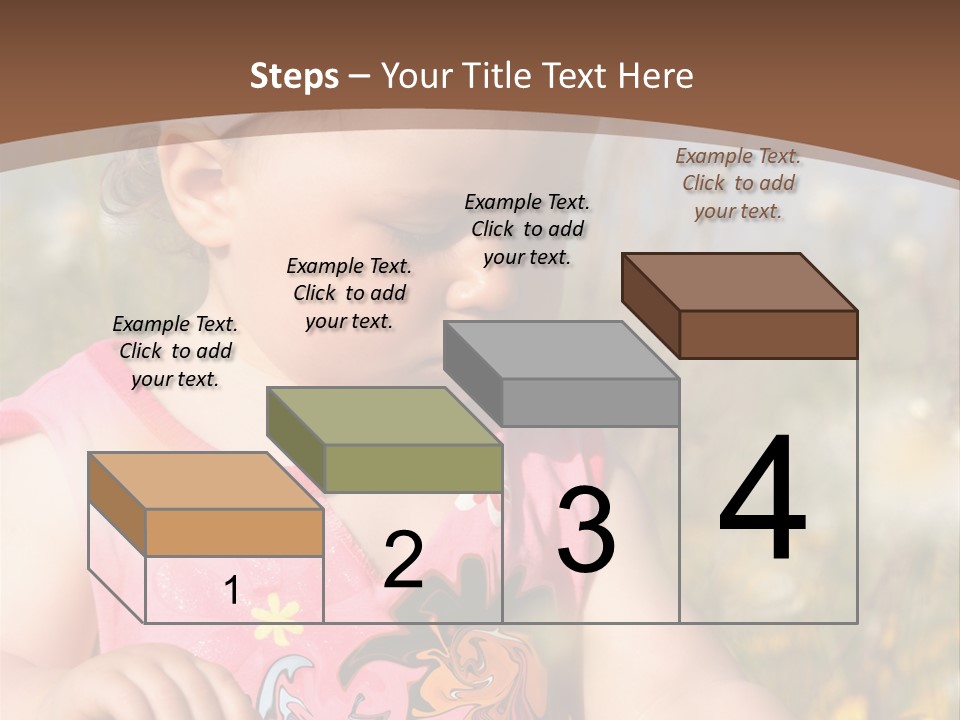 Cute Spring Toddler PowerPoint Template