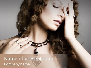 Jewelry Women PowerPoint Template