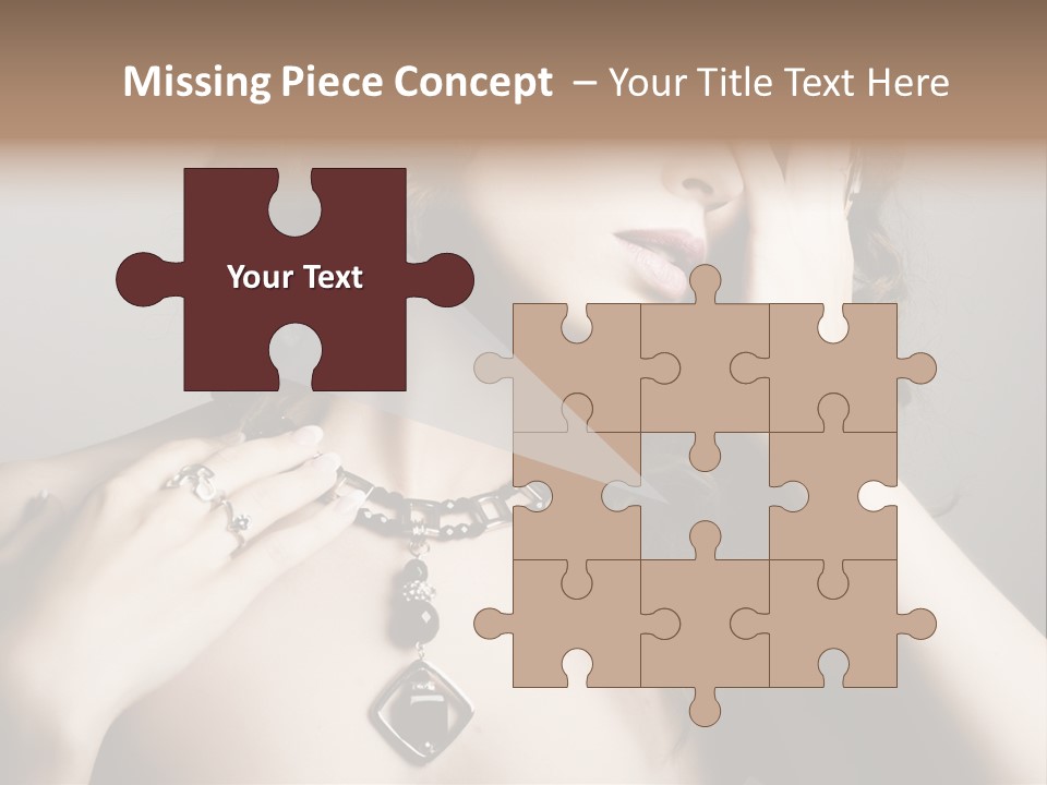 Jewelry Women PowerPoint Template