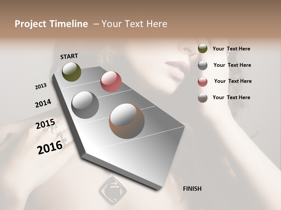 Jewelry Women PowerPoint Template