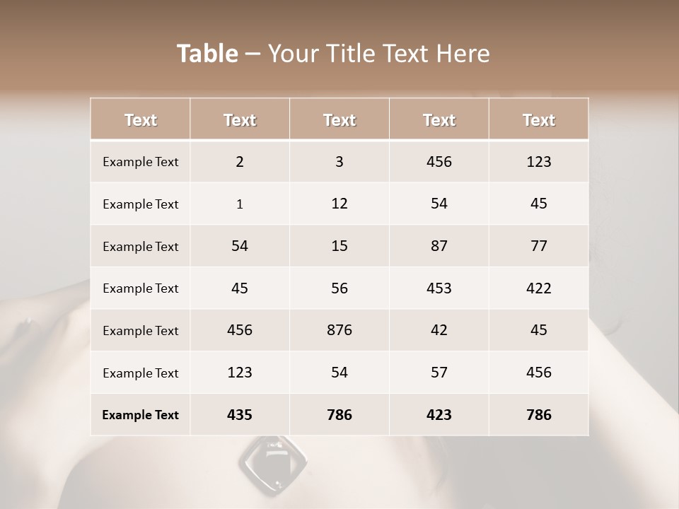 Jewelry Women PowerPoint Template