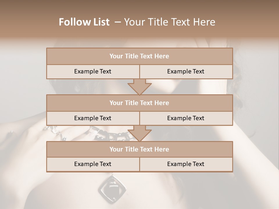 Jewelry Women PowerPoint Template