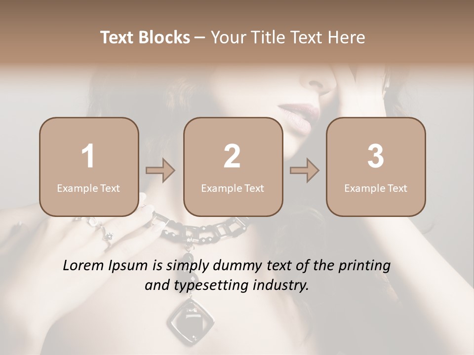 Jewelry Women PowerPoint Template