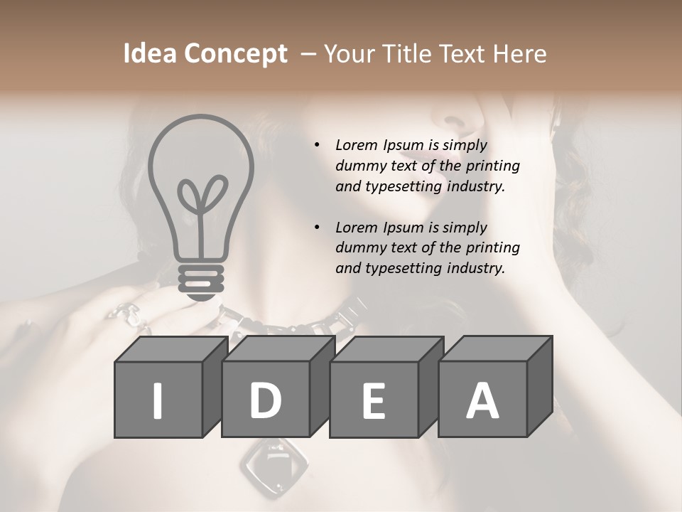 Jewelry Women PowerPoint Template