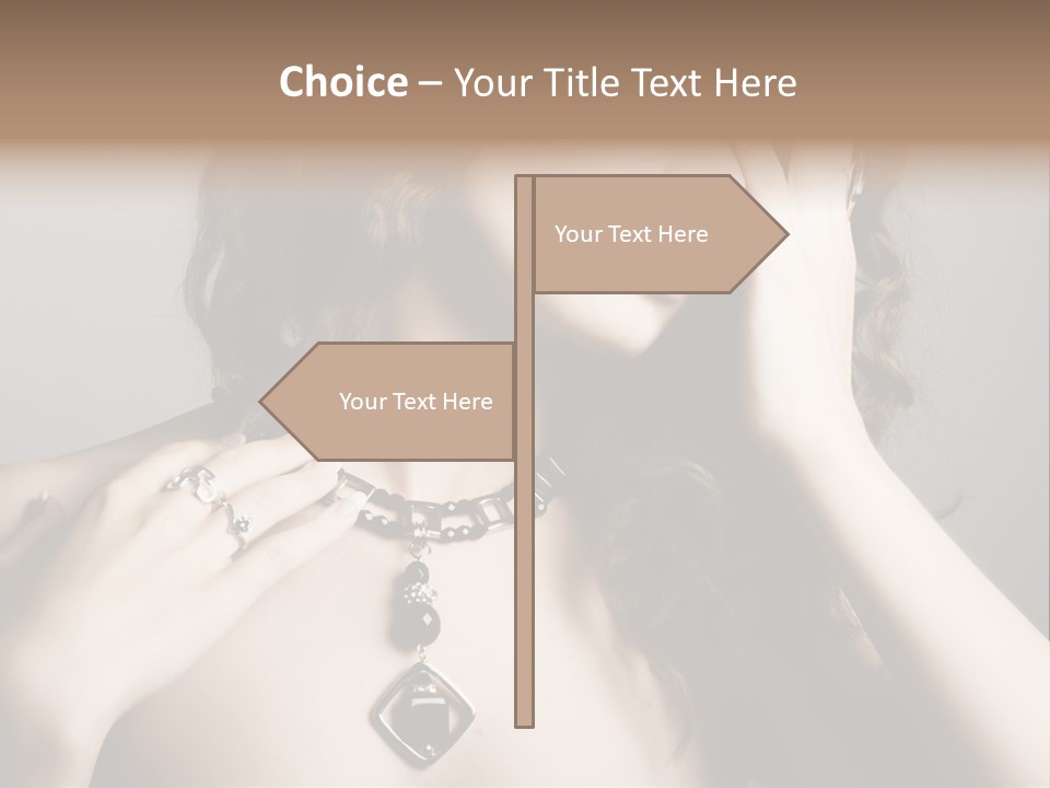 Jewelry Women PowerPoint Template