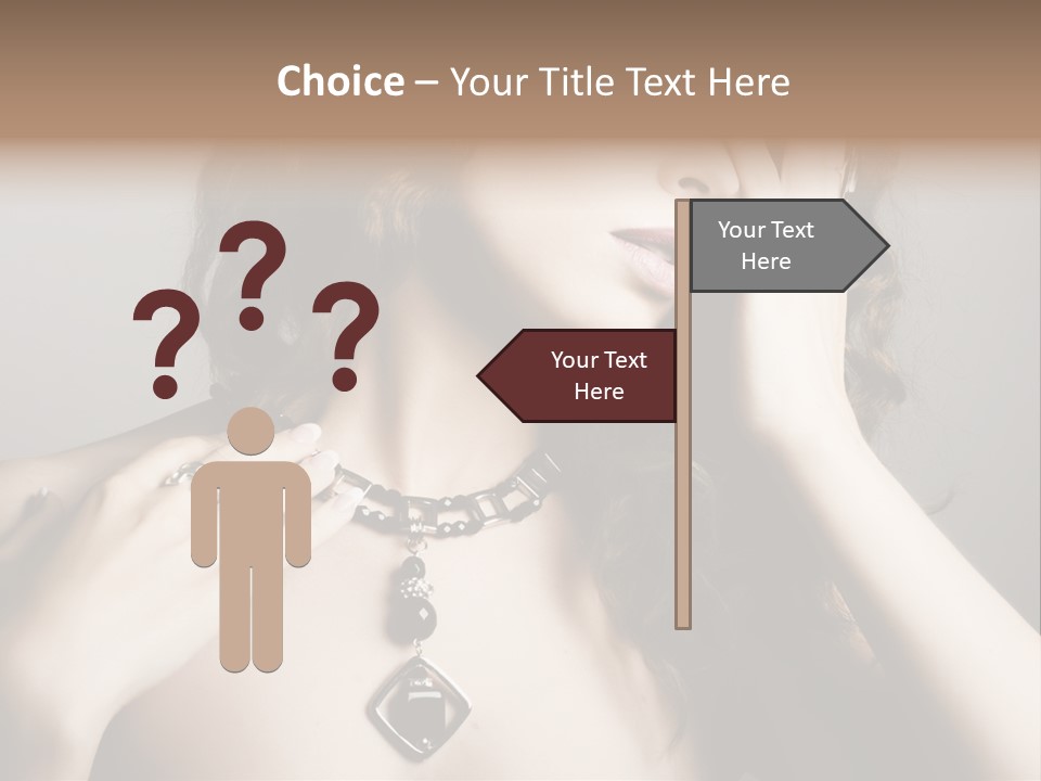 Jewelry Women PowerPoint Template