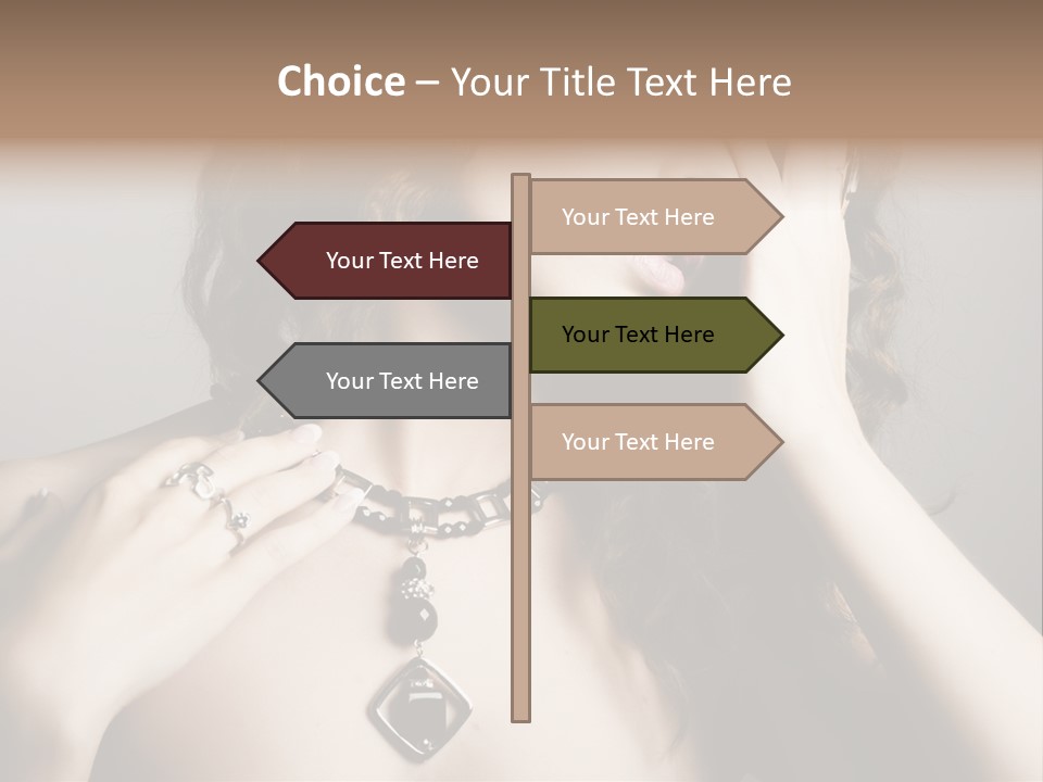 Jewelry Women PowerPoint Template