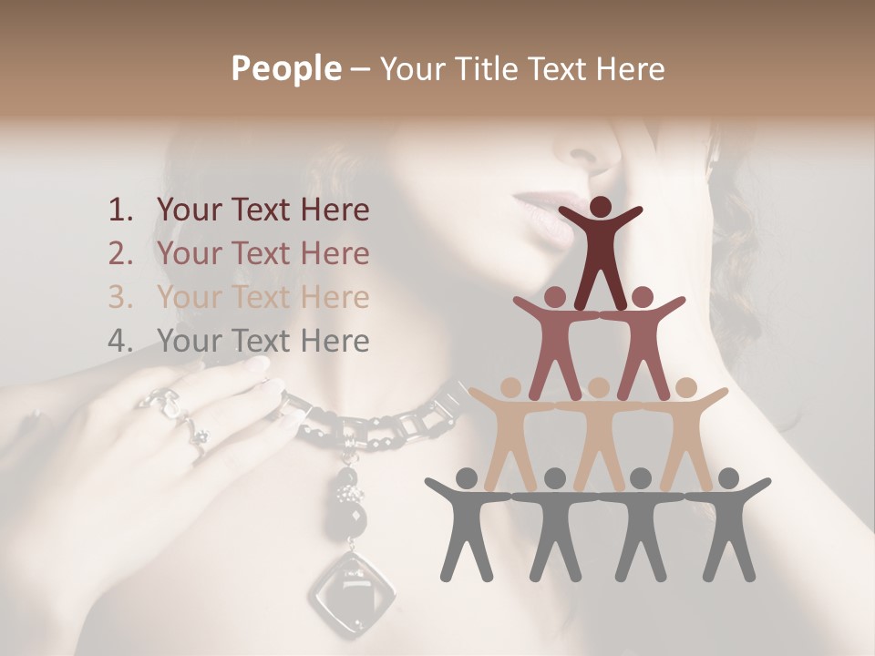 Jewelry Women PowerPoint Template