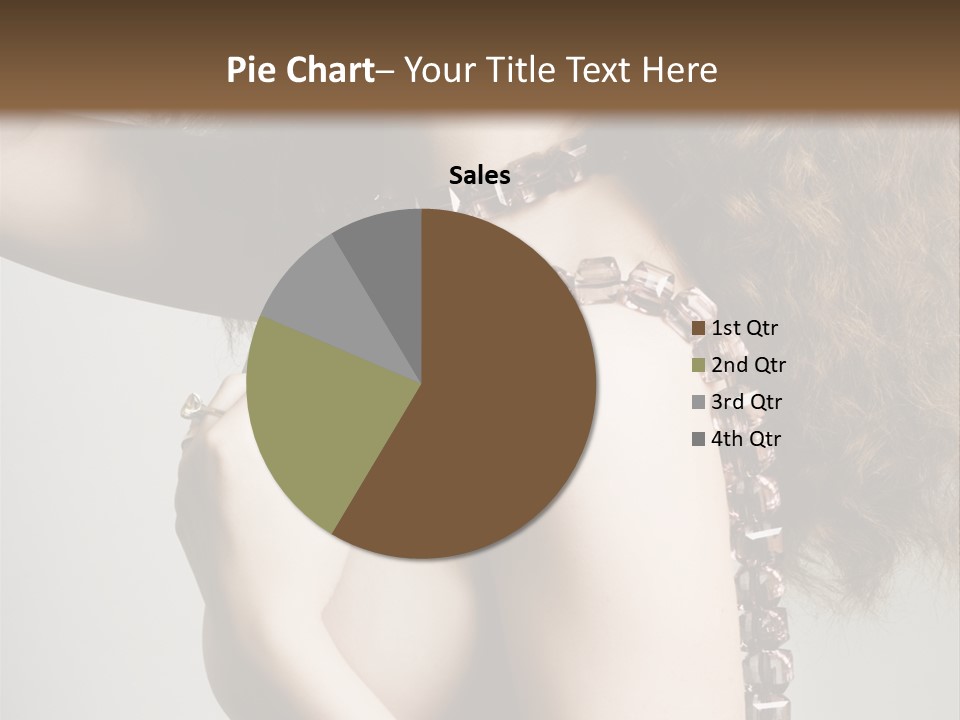 Wraparound Female Head PowerPoint Template