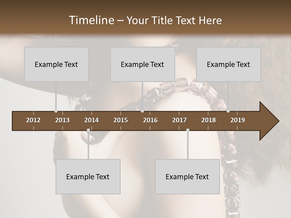 Wraparound Female Head PowerPoint Template